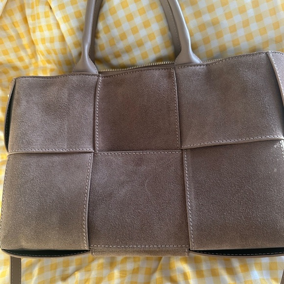 Isadora side woven suede bag - Picture 1 of 7